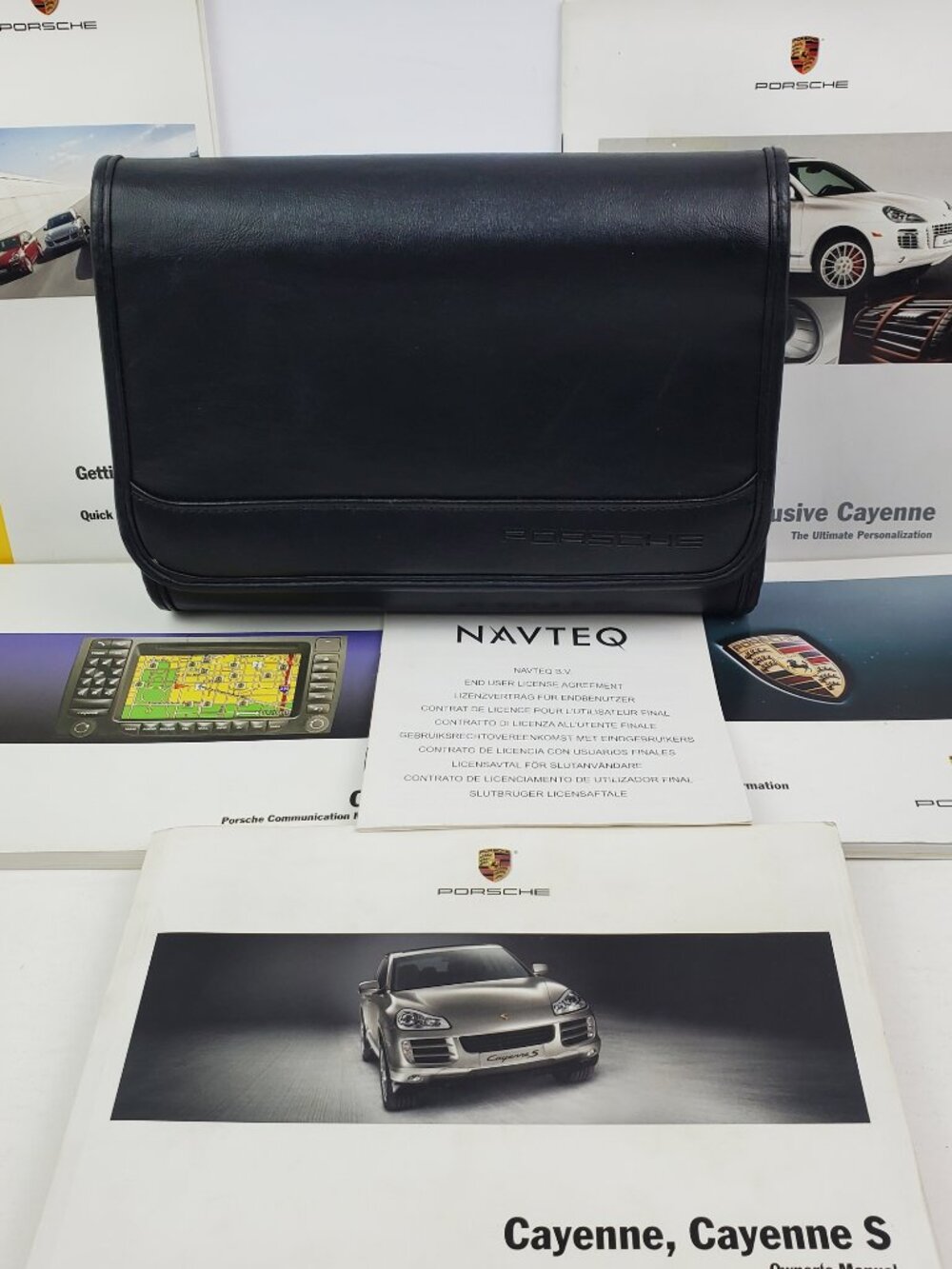 Porsche Cayenne 2008 Owner's Manual PCM Booklets Leather Pouch OEM
